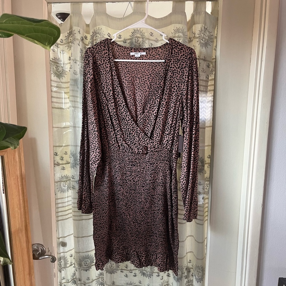 Oneill Jules animal print dress. NWT